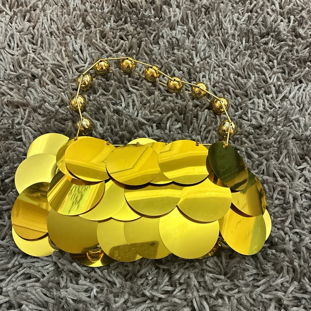 Gold Sequin Women's Bag